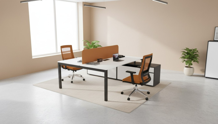 Grand bureau de travail Mobilier de bureau Salle d'étude Aménagement de luxe设计