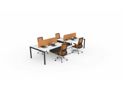 Groupe de tables de travail Mobilier de bureau Table de travail Mobilier de bureau pour ordinateur
