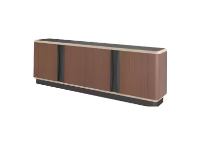 Meuble d'appoint mobile de luxe en bois