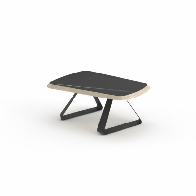 Salle d'étude Table basse Table basse au design moderne Meubles en bois brun neufs