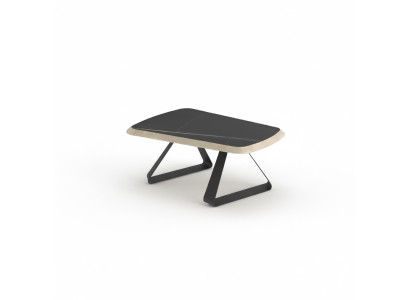 Salle d'étude Table basse Table basse au design moderne Meubles en bois brun neufs