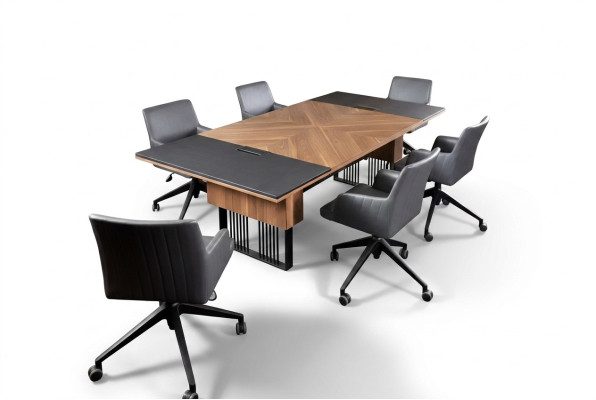Grande table de réunion Table de conférence Mobilier de bureau de luxe Mobilier neuf
