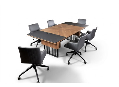 Grande table de réunion Table de conférence Mobilier de bureau de luxe Mobilier neuf