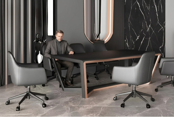 Table de conférence Mobilier de bureau Tables de réunion Tables de bureau de luxe Modernes