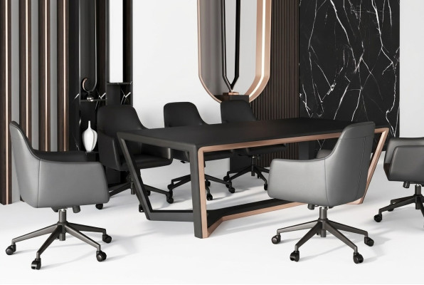 Table de conférence Mobilier de bureau Tables de réunion Tables de bureau de luxe Modernes