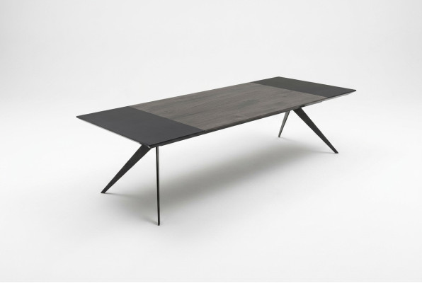 Grande table de conférence Mobilier de bureau Table de réunion Mobilier de bureau Marron