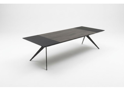 Grande table de conférence Mobilier de bureau Table de réunion Mobilier de bureau Marron