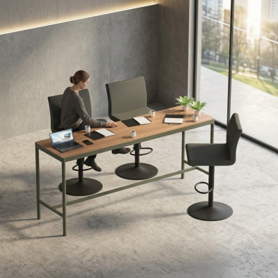 Grand bureau bureau debout bureau ordinateur mobilier de bureau bureau à écrire