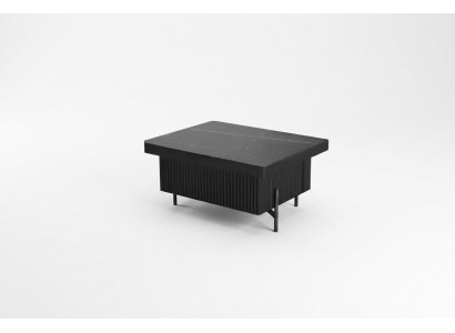 Table basse de bureau noire Mobilier de salle d'étude Tables de design Tables d'appoint