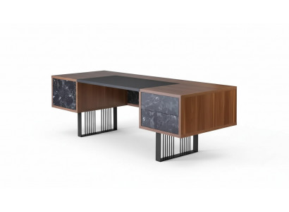 Bureau en bois massif Mobilier de bureau pour étude Ameublement de bureau Mobilier design