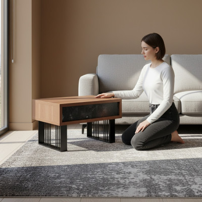 Acier inoxydable Tables basses Mobilier de bureau Mobilier d'écriture Poste de travail de bureau moderne