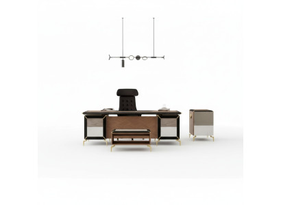 Meubles de salle d'étude modernes Buffets Bureau Bureau d'angle Commode