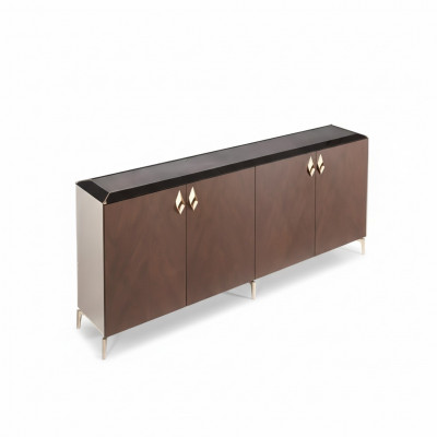 Buffet Armoire Moderne Buffet Mobilier de bureau Bois Métal Mobilier de luxe