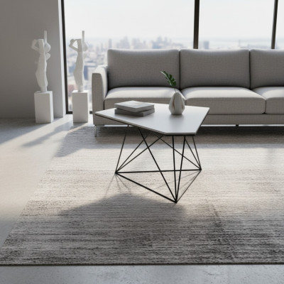 Table basse moderne Tables d'appoint Mobilier de bureau Blanc design nouveau