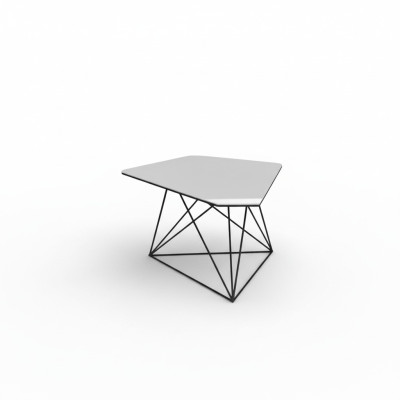 Table basse moderne Tables d'appoint Mobilier de bureau Blanc design nouveau