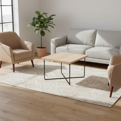 Designer Table Basse en Métal Meubles en Bois Salle d'Étude Mobilier Mobilier de Bureau