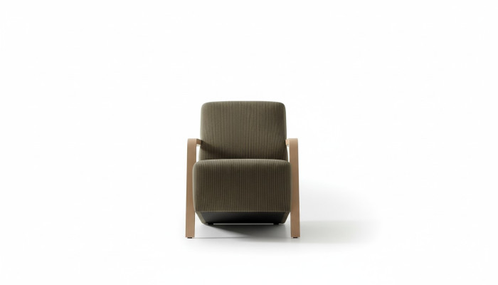 Fauteuil design une place pour le salon Confortable Rembourrage Mobilier vert
