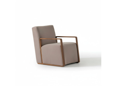 Fauteuil 1 place Canapé Tissu Tissu Canapés Rembourrage Mobilier de design Gris nouveau