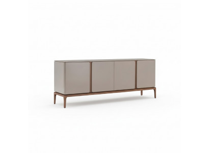 Buffet de salon en bois beige, style moderne, armoire XXL