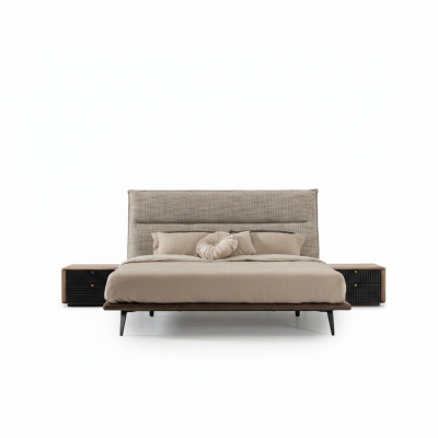 Chambre Table de chevet Design Meubles Tables de chevet Bois brun Couleur