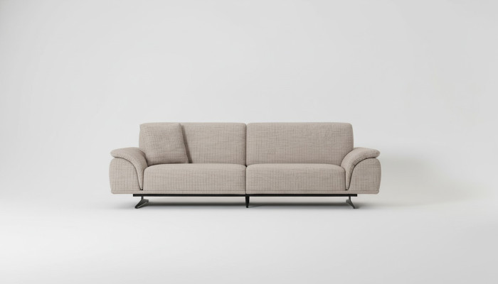 Sofa de salon 3 places Design Luxe Rembourrage Canapé Moderne Canapés 250cm