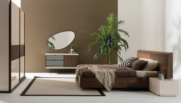 Conception de chambre à coucher de luxe Lit 2x Tables de nuit Commode Ensemble de 8 pièces de lit