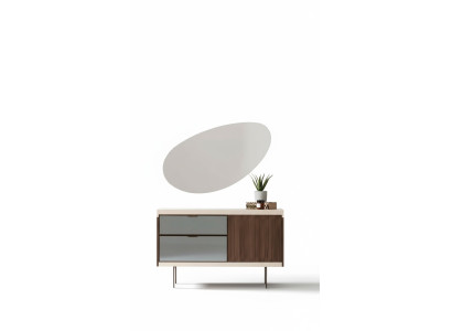 Chambre à Coucher Console Armoires Luxe Bois Avec Verre Moderne Design  Chambre à coucher Console Armoires de luxe en bois avec design moderne en verre