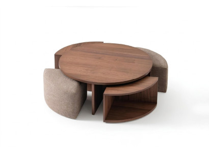 Table basse Table basse Salon brun design de luxe tables en bois table