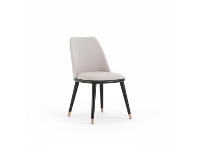 Chaise de salle à manger beige Designer Mega Comfort abler dans un style moderne