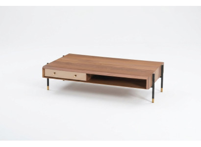 Table basse Salon Bois Luxe Design tables en bois neuves brun Table basse