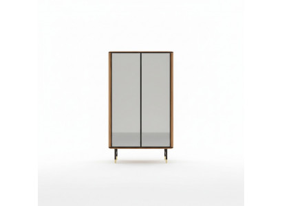 Vitrines armoire de bar en verre Armoire Armoires murales Étagère en bois Salon