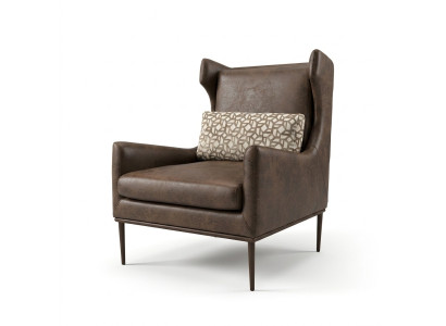 Fauteuil de salon style moderne Marron Luxe nouveau