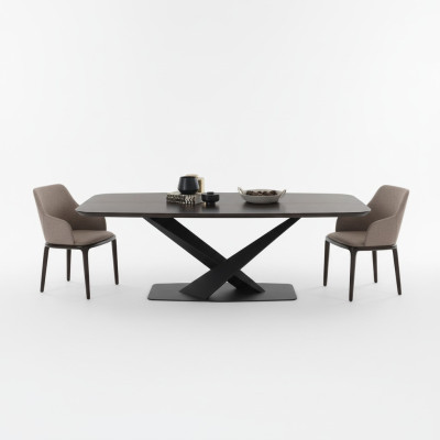 Salle à manger Tables en bois Ensemble de salle à manger Ensemble Chaise Groupe neuf 4x Design 5 pièces