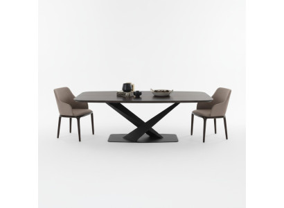 Salle à manger Tables en bois Ensemble de salle à manger Ensemble Chaise Groupe neuf 4x Design 5 pièces