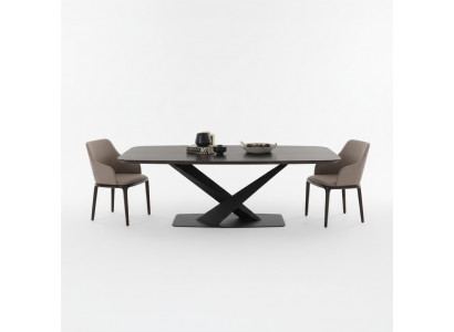 Salle à manger Tables en bois Ensemble de salle à manger Ensemble Chaise Groupe neuf 4x Design 5 pièces