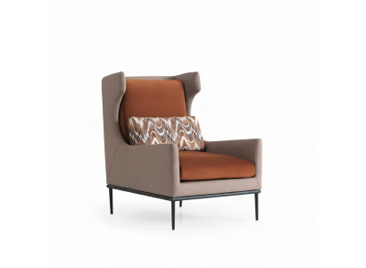 Salle de séjour Fauteuil Canapé Rembourrage Design Textile Canapé 1 place Rembourrage