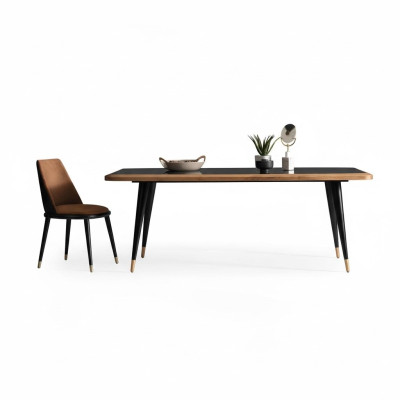 Table à manger Table Table en verre Salle à manger Tables 210x100 Tables à manger 210x100cm