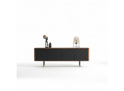 Buffet de salon en bois style moderne de luxe marron buffet loft de 228 cm