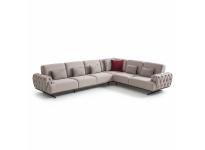 Canapé d'angle Design Meuble d'angle Canapé d'angle en tissu Canapé d'angle en textile Meuble d'angle 355x280cm