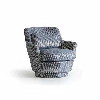 Luxury Fauteuil Design Meubles en bois avec textile Canapé une place Lounge Club