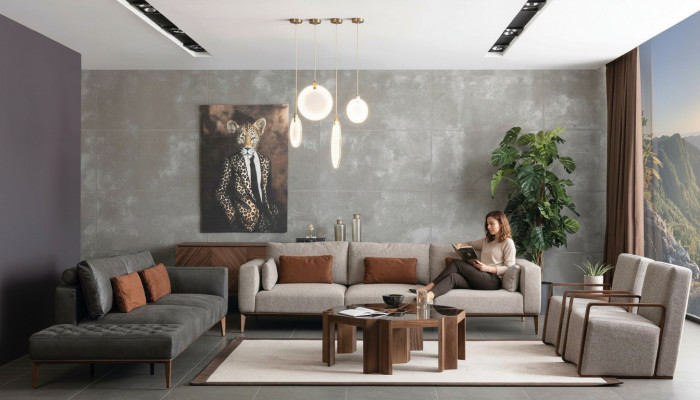 Ensemble de canapé Meubles de canapé Siège Rembourrage Mobilier