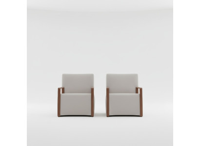 Fauteuil de salon Canapé 1 place Rembourrage Design textile moderne de luxe