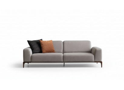 Sofa de salon 3 places Design Meubles de style moderne Canapés gris