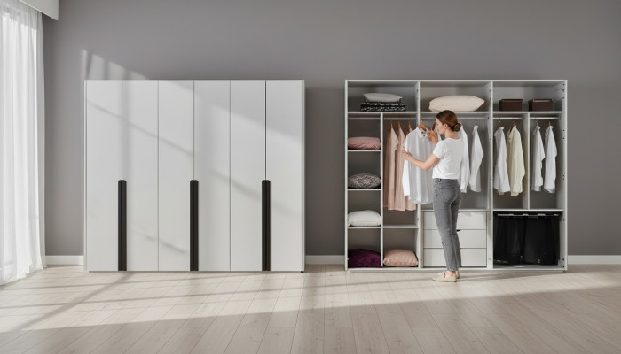 Chambre Armoire Armoire Bois Luxe Design Moderne nouveau