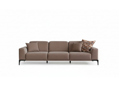 Sofa trois places de salon 4 places canapés bruns nouveau canapé luxe nouveau