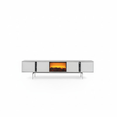 Meuble tv avec cheminée télévision de luxe à bas prix Sideboard 240cm