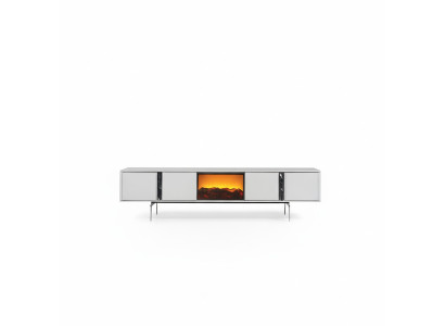 Meuble tv avec cheminée télévision de luxe à bas prix Sideboard 240cm