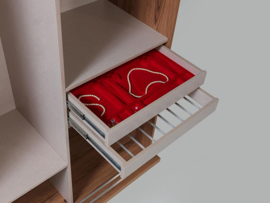 Chambre Lit 2x Tables de chevet Ensemble de 5 pièces Mobilier de design complet De luxe