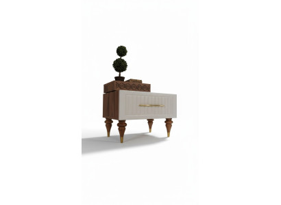 Chambre Tables de chevet Matériel Bois Style Mobilier Marron neuf Luxe
