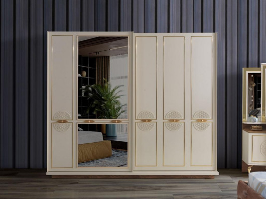 Armoire de chambre en luxueux bois moderne Design Meubles Blanc nouveaux